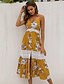 cheap Boho Dresses-Women&#039;s Sheath Dress Yellow Sleeveless Geometic V Neck S M L XL
