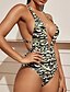 cheap One-Pieces-Women&#039;s Green One-piece Swimwear Swimsuit - Camo / Camouflage S M L Green