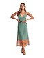 cheap Boho Dresses-Women&#039;s Sheath Dress Red Blushing Pink Green Sleeveless Geometric Strap Elegant S M L XL