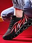 cheap Men&#039;s Shoes-Men&#039;s Trainers Athletic Shoes Comfort Shoes Casual Athletic Running Shoes PU Breathable Non-slipping Wear Proof Black and White Dark Red Black / Red Spring &amp; Summer Fall &amp; Winter