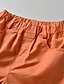 economico Pantaloni per ragazzi-Bambino Da ragazzo Giornata universale dell&#039;infanzia Pantaloncini Verde Chiaro Cachi Arancione Tinta unita Cotone Essenziale Streetwear