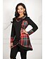 cheap Tops &amp; Blouses-Women&#039;s Geometric T-shirt Print Long Sleeve Daily Tops Cotton Black