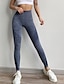 cheap Leggings-Women&#039;s Sporty Sweatpants Pants Solid Colored Mid Waist Slim Blue Black Dusty Rose Gray S L