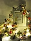 economico Strisce LED-2m Fili luminosi 20 LED SMD 0603 1pc Bianco caldo Natale Capodanno Feste Decorativo Matrimonio Batterie AA alimentate