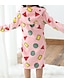 abordables Ropa interior para niñas-Niños Bebé Chica Pijama Blanco Rosa Azul claro A Lunares Estilo moderno Elegante Activo Básico