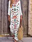 cheap Boho Dresses-Women&#039;s Loose Maxi long Dress Green Blue White Wine Orange Long Sleeve Floral Print Spring &amp; Summer V Neck Loose S M L XL XXL 3XL
