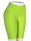 abordables Shorts-Mujer Estampado Pantalones Color sólido Media cintura Delgado Verde Trébol Blanco Negro Morado Rosa S M L XL