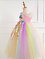cheap Girls&#039; Dresses-Kids Little Girls&#039; Dress Rainbow Rainbow Cute Dresses