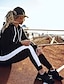 abordables Graphic Chic-Femme Sportif Legging Bloc de Couleur Imprimé Taille haute Noir S M L / Mince