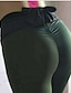 cheap Graphic Chic-Women&#039;s Basic Legging Solid Colored Print Mid Waist Blue Purple Army Green S M L