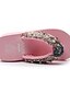 cheap Women&#039;s Slippers &amp; Flip-Flops-Women&#039;s Slippers &amp; Flip-Flops Flip-Flops Outdoor Slippers Home Daily Solid Colored Summer Rhinestone Imitation Pearl Wedge Heel Open Toe Chinoiserie Sweet Walking Polyester Loafer Wine Black White