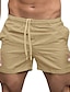cheap Surfing, Diving &amp; Snorkeling-Men&#039;s Quick Dry Solid Board Shorts with Pockets