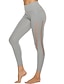 cheap Sport Athleisure-Women&#039;s Basic Legging Solid Colored Print Mid Waist Black Pink Gray S M L / Slim