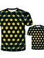cheap New Arrivals-New Year Tee Family Look Geometric Print Blue Purple Yellow Short Sleeve Matching Outfits