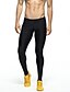 cheap Running &amp; Jogging Clothing-Men&#039;s Running Tights Leggings Compression Pants Base Layer Sports &amp; Outdoor Athletic Breathable Quick Dry Soft Fitness Gym Workout Running Sportswear Activewear Solid Colored Golden Silver Dark Blue