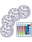 cheap Outdoor Lighting-5 W 4pcs Waterproof Remote Controlled Dimmable Underwater Lights 4.5 V Multi Color 10 Outdoor Lighting Swimming pool Courtyard LED Beads Halloween Christmas