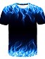 preiswerte Jungen T-Shirts &amp; Hemden-kinderkleidung Jungen T-Shirt Farbblock 3D-Druck Kurzarm Basic Sommer Regenbogen
