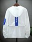 economico Men&#039;s Jewelry-Per uomo Giubbotto Giornaliero Standard Cappotto Con cappuccio Standard Giacca Manica lunga Color Block Blu Bianco Rosa