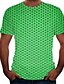 abordables Tank Tops-T-shirt Chemise Homme Graphique Géométrique 3D Grande Taille Col Rond Manches Courtes Standard du quotidien Fin de semaine basique Nylon Rayonne Polyester