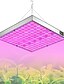 cheap Plant Growing Lights-UV IR Grow Light for Indoor LED Panel Plant Growing Light Full Spectrum 45W 144LED Beads Energy saving 85-265V Greenhouse Hydroponic Vegetable Flower