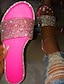 billige Sandals-Women&#039;s Boho Beach Slippers Flat Heel PU Loafer