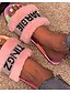 billige Sandals-Dame Sandaler Flade sandaler Flade hæle Åben Tå Daglig Satin Sort Lys pink