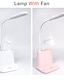 abordables Lámparas y cortinas de lámpara-Lámpara de Escritorio Recargable / Protección para los Ojos / Nuevo diseño Contemporáneo moderno Batería de Li-batería incorporada Para Plástico DC 5V Blanco / Rosa