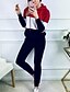 preiswerte Two Piece Sets-Damen Einfarbig Zweiteiliges Set Muskelshirt Trainingsanzug Hose Jogginghosen Oberteile