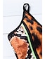 abordables Una pieza-Mujer Bandeau Básico Bikini Traje de baño Acordonado Estampado Floral Bañadores Trajes de baño Amarillo