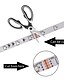 billige LED Strip Lamper-led stripe lys fleksible lyssett rgb 4x5m tiktok lys 1200 lysdioder 5050 smd 2835 smd 8mm 1 sett jul nyttårs kreative kuttbare dekorative 12 v selvklebende