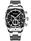 cheap Men&#039;s Watches-CURREN Men&#039;s Dress Watch Analog Quartz Formal Style Sporty Luxury Water Resistant / Waterproof Calendar / date / day Three Time Zones / Stainless Steel