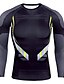 cheap Running &amp; Jogging Clothing-Men&#039;s Compression Shirt Running Shirt Long Sleeve Base Layer Athletic Spring Spandex Breathable Moisture Wicking Soft Fitness Gym Workout Running Sportswear Activewear Optical Illusion 3# 4# 5#