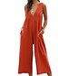 cheap Jumpsuits &amp; Rompers-Women&#039;s Blue Red Beige Jumpsuit Solid Colored