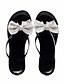 cheap Sandals-Women&#039;s Sandals Flat Sandals Flip-Flops Flat Heel Open Toe Daily PU Clear Black Pink