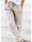 economico Bottoms-Per donna Essenziale Pantaloni della tuta Pantaloni Cotone Tinta unita Vita normale Largo Blu Verde militare Giallo Azzurro S M L XL XXL