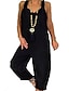 abordables Jumpsuits &amp; Rompers-Combinaison Femme Couleur unie Vêtement de rue Plein Air du quotidien Standard Bleu S Printemps