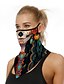 abordables Écharpes &amp; Bandanas-Homme / Femme Motifs 3D Polyester Foulard Triangulaire - Imprimé / Bloc de Couleur Des sports