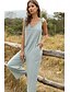 abordables Jumpsuits &amp; Rompers-Mujer Azul Piscina Rosa Mono Un Color