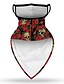 abordables Scarves &amp; Bandanas-Mujer / Hombre Estampado 3D Bufanda Triangular - Floral / Estampado / Bloques Deportes