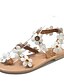 cheap Sandals-Women&#039;s Sandals Boho Bohemia Beach Flat Sandals Flat Heel Open Toe Daily PU Brown