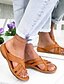 cheap Sandals-Women&#039;s Sandals Wedge Sandals Orthopedic Sandals Gladiator Sandals Roman Sandals Outdoor Daily Walking Solid Color Wedge Sandals Summer Flat Heel Open Toe Vintage Classic Casual Microfiber PU Loafer