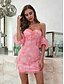 cheap Bodycon Dresses-Women&#039;s Strap Dress Short Mini Dress Blushing Pink Wine Sleeveless Print Zipper Summer Off Shoulder Casual Sexy 2021 S M L