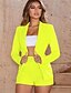 cheap Two Piece Sets-Women&#039;s Solid Colored Two Piece Set Shirt Collar Set Pant Tops