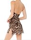 cheap Boho Dresses-Women&#039;s Strap Dress Short Mini Dress Sleeveless Print Summer Sexy 2021 Navy Blue S M L