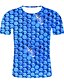 preiswerte Jungen T-Shirts &amp; Hemden-Jungen 3D Farbblock 3D-Druck T-Shirt Kurzarm 3D-Druck Sommer Sport Strassenmode Basic Polyester Kunstseide kinderkleidung 3-12 Jahre Outdoor Täglich Innen