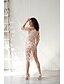 baratos Vestido elegante-Mulheres Vestido da bainha Vestido midi Rosa Sem Manga Floral Côr Sólida Renda Verão Ombro a Ombro Elegante 2021 XS S M L XL