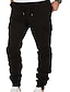 cheap Pants-Men&#039;s Basic Multiple Pockets Jogger Trousers Cargo Pants Full Length Pants Solid Colored Mid Waist Slim Black Gray Khaki Green Navy Blue S M L XL 2XL
