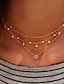 cheap Necklaces-Women&#039;s Choker Necklace Chrome Gold 42 cm Necklace Jewelry 1pc For Daily
