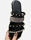 cheap Sandals-Women&#039;s Sandals Flat Heel Open Toe Daily PU Black Khaki