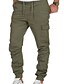 cheap Pants-Men&#039;s Basic Multiple Pockets Jogger Trousers Cargo Pants Full Length Pants Solid Colored Mid Waist Slim Black Gray Khaki Green Navy Blue S M L XL 2XL